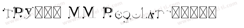 TRYかるた MM Regular字体转换